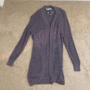 Roxy knitted long cardigan